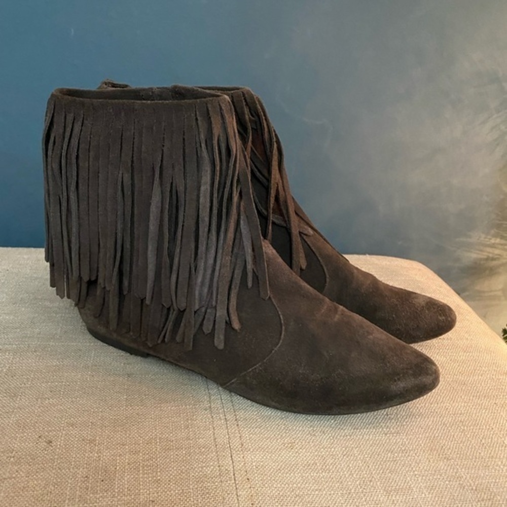Sam Edelman Suede Fringe boots